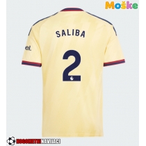 Moške Nogometnih dresov Arsenal William Saliba #2 Tretji 2026-27 Kratki rokavi